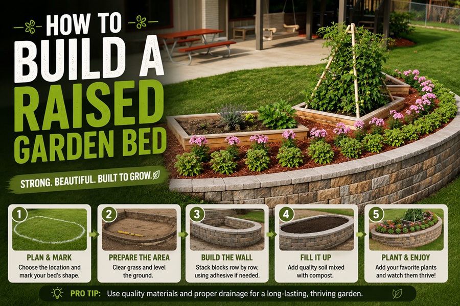how to build a raised garden bed
