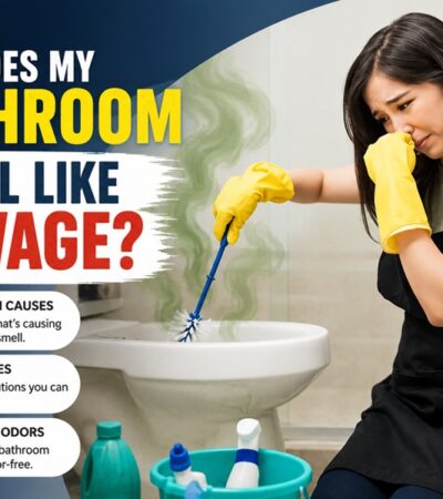 why does my bathroom smell like sewage